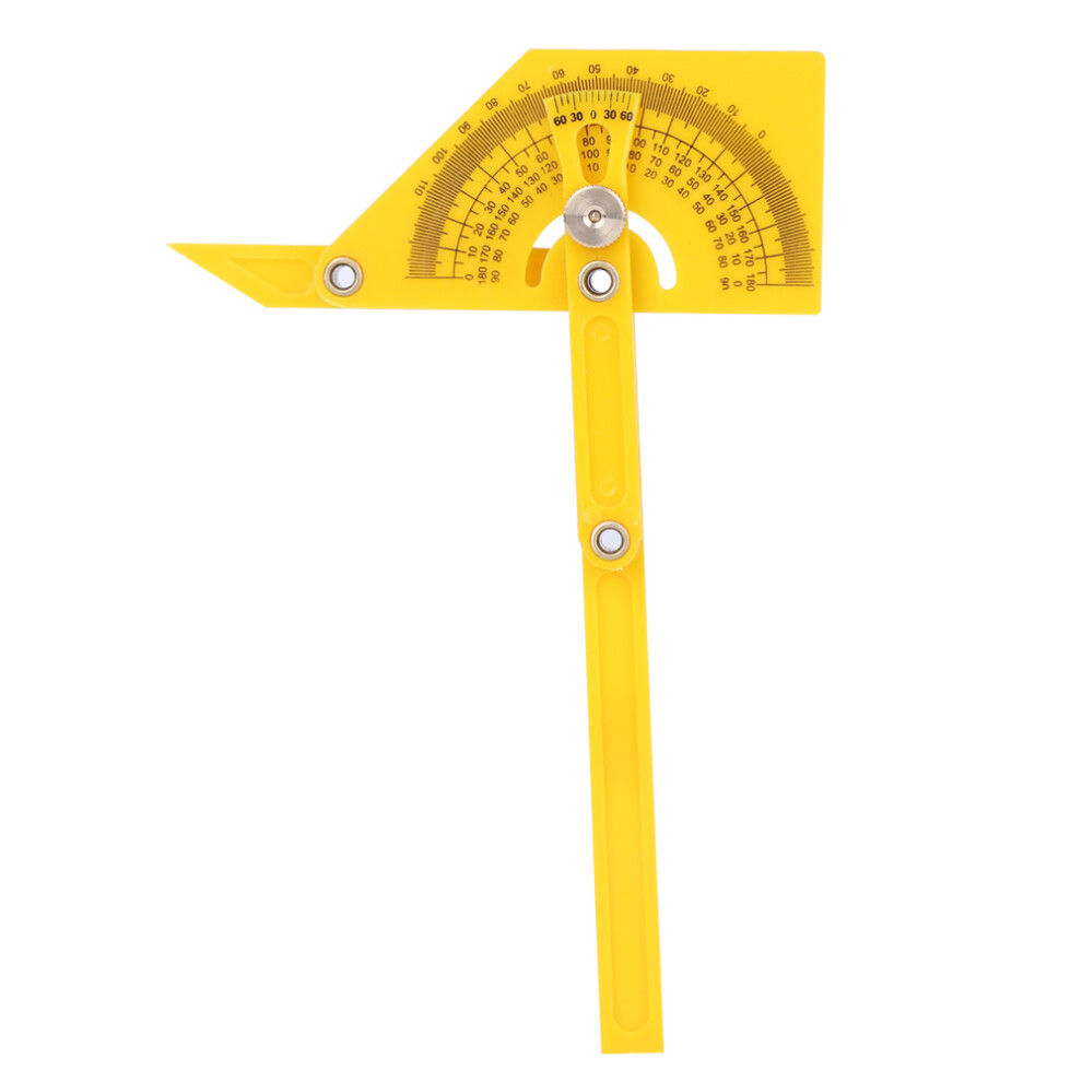 Angle Finder Goniometer 180 Protractor Miter Gauge Precision Measuring Ruler 3531393015625