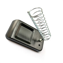 Electronics Solder Iron Stand Stainless Steel Spring Holder Cast Steel Base