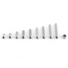 280pcs M3 Stainless Steel SS304 Hex Socket Button Head Screws & Locknuts Set