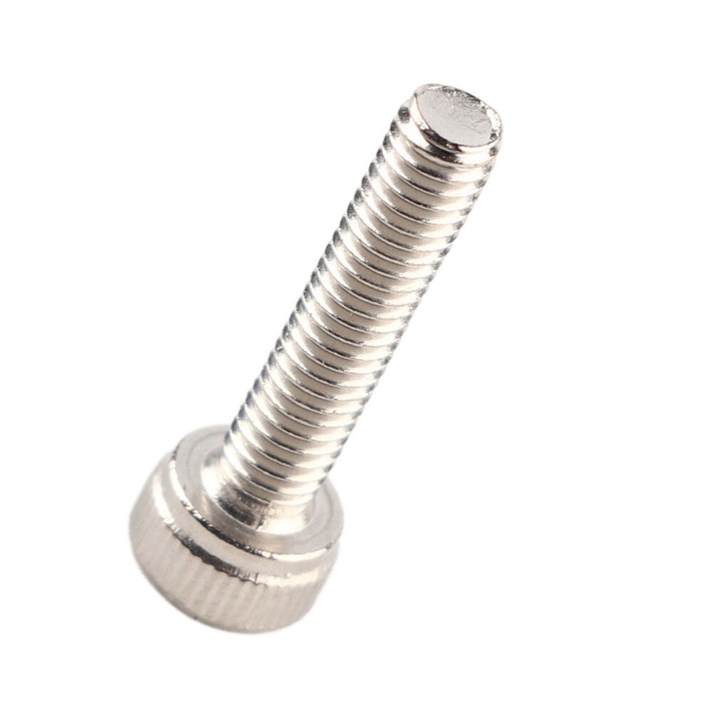 304 Stainless Steel Hex Socket Screws Cap Head Bolts M314 Silver 100Pcs 7891393110635