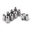 M8 Stainless Steel Flat Head Threaded Rivet Nut Set, 20 pcs 3