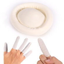 100 Pcs Disposable Anti-Static Rubber Finger Cots for Tattoo Nails Electronics