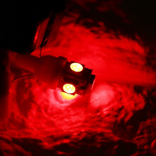 20 pcs 12V T10 5050 5 SMD LED Car Wedge Light Bulbs Red 30x12mm