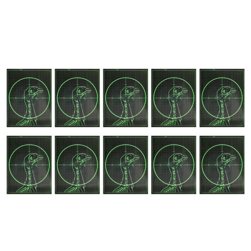 10 Pcs Archery Target Paper, Turkey, Self-Adhesive 1