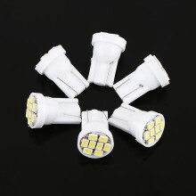 100 Pcs T10 8 SMD 1206 LED Car Interior Light Bulbs White 0.5W