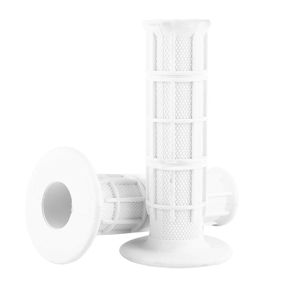 22Mm 7/8'' Universal Silicone Grips Pair White 7293282183094