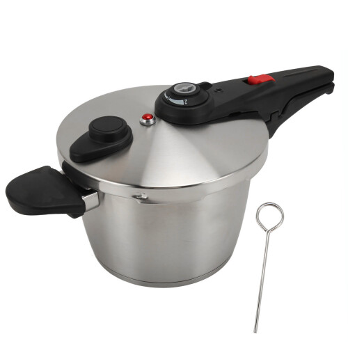 304SS 4L Sanding Stainless Pressure Cooker 2