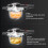 304SS 4L Sanding Stainless Pressure Cooker 4