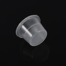 100Pcs Clear White Plastic Tattoo Ink Cap Cups 50g Large Set