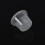 100Pcs Clear White Plastic Tattoo Ink Cap Cups 50g Large Set 1