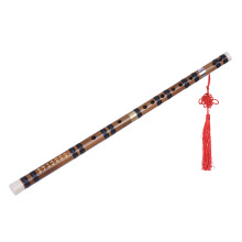 Pluggable Handmade E Key Bamboo Dizi Flute for Beginners, 54.5cm