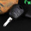 2-Button Uncut Blade Remote Shell Case for Peugeot 206 Black 219g 9