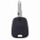 2-Button Uncut Blade Remote Shell Case for Peugeot 206 Black 219g 6