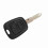 2-Button Uncut Blade Remote Shell Case for Peugeot 206 Black 219g 15