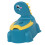 Dino Cartoon Potty Chair, Adjustable Height, Blue 13