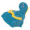 Dino Cartoon Potty Chair, Adjustable Height, Blue 12
