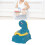 Dino Cartoon Potty Chair, Adjustable Height, Blue 11