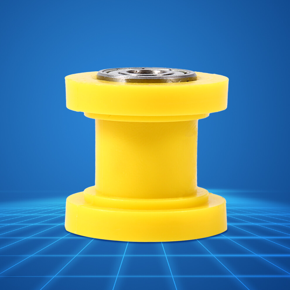 8Mm Id Chain Roller Tensioner Guide Wheel For Dirtbike, Yellow 6941393149034