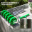 Outsunny Outsunny Grass Spike Roller, Soil Aerator w/ 3 Piece Handle and T-bar Grip 5