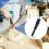 2 Pcs Corner Chisel, 90 Square Mortise Chisel, Hinge Recess Corner Wood Chisel Tool for Cutting Square Mortised Door 4