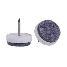 20 Pcs White Felt Nail Pads 20mm