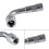 Car Motorcycle Tire Valve Pipe Adapter 90 Degree Extender for Convenient Usage 7