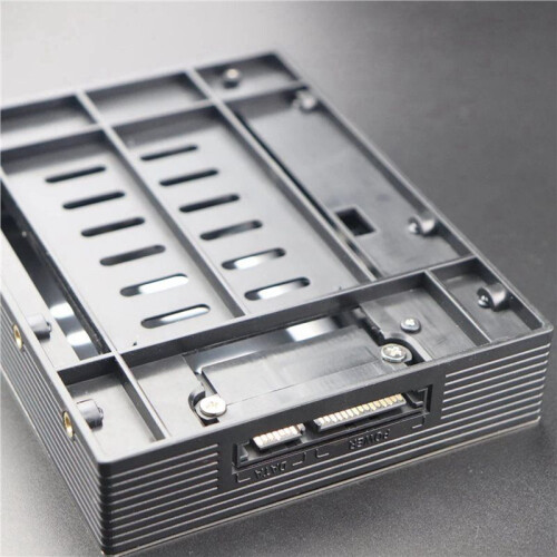 4Conjunto Baia de Disquete Interna de 2,5 A 3,5 Polegadas  III Rack Móvel Sem Bandeja de 6 Gbps para Painel Traseiro de Disco Rígido SSD de 2,5 2