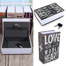 Dictionary Safe Book with Keys, 18 x 11.5 x 5.5cm, Love Type