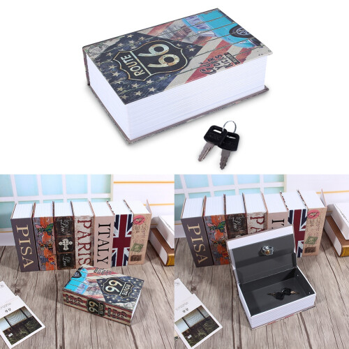 Dictionary Safe Book with Keys - 18 x 11.5 x 5.5cm Security Safe Box 2