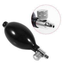 Black Latex Blood Pressure Bulb with Air Release Valve for Sphygmomanometer