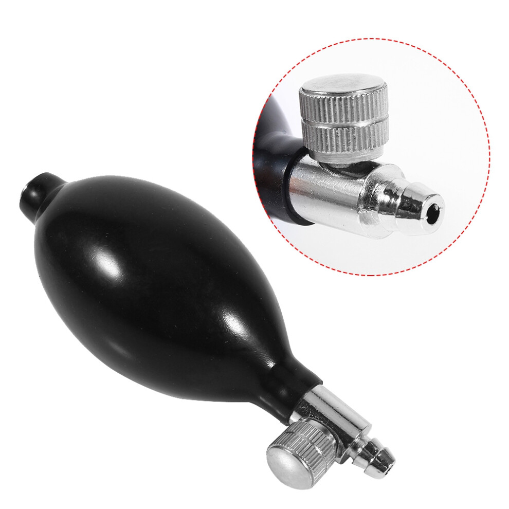 Black Latex Blood Pressure Bulb with Air Release Valve for Sphygmomanometer