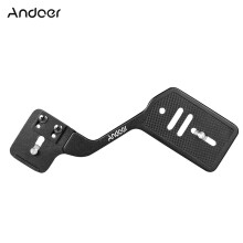 Premium Aluminum Camera Flash Holder with 1/4 Screw for Photography & Lighting