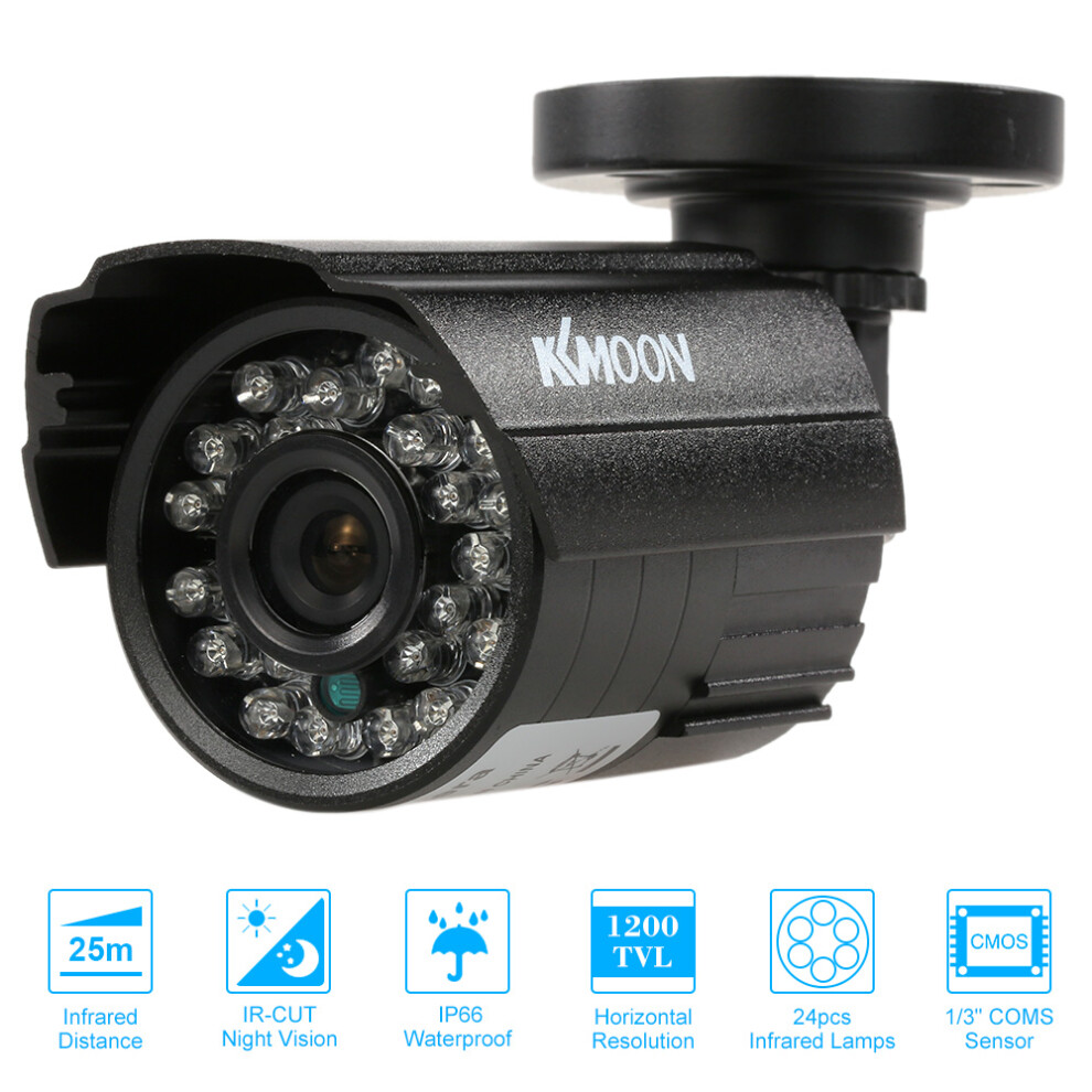 1200Tvl Waterproof Bullet Cctv Camera 24 Ir Lamps Night Vision 6Cm Weatherproof Security Camera 8291393078505