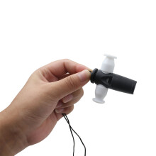 Brazil Latin Music Samba Whistle Tri-Tone Plastic White/Black Musical Instrument