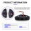 4X 12V Car Universal Power Window  Kit Power Window Glass Lifter 9