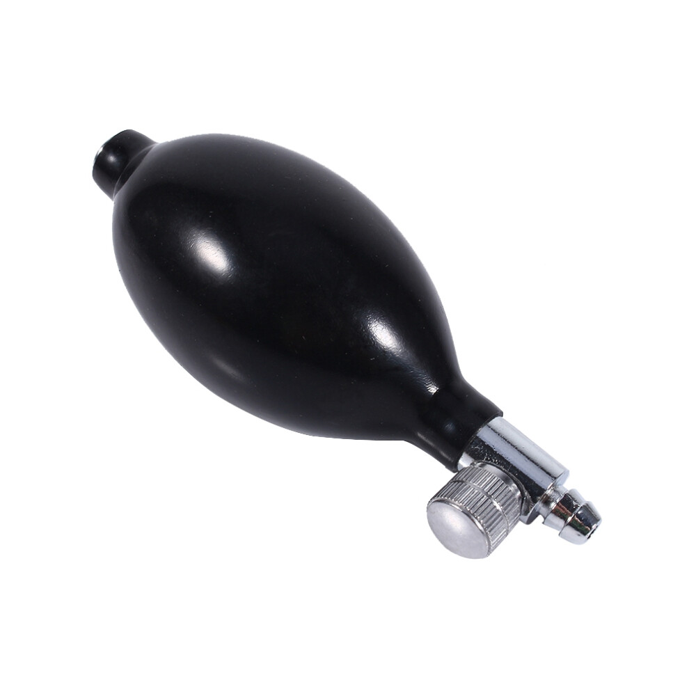 Black Latex Manual Blood Pressure Bulb with Air Release Valve for Sphygmomanometer
