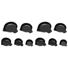 10X 5 Sizes Weighing Powder Pans Scale Pan Narrow Spout Plastic Weighing Dishes for Weigh Liquid Powder Gems