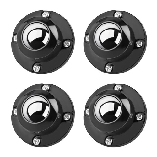 Updated Self Adhesive Caster Wheels 8 Pack, 201 Stainless Steel Stick  Wheels 2