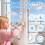 20PCS Window Restrictor Locks Child Safety 5
