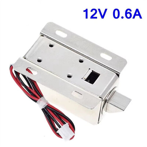 DC12V 0.6A Small Electromagnetic Lock Storage Cabinets Electronic Lock Electric Bolt Lock Drawer File Cabinet Lock 1