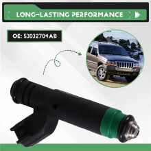8PCS 53032704AB Fuel Injector for Dakota Ram 1500 Durango 4.7L Grand Cherokee Engine