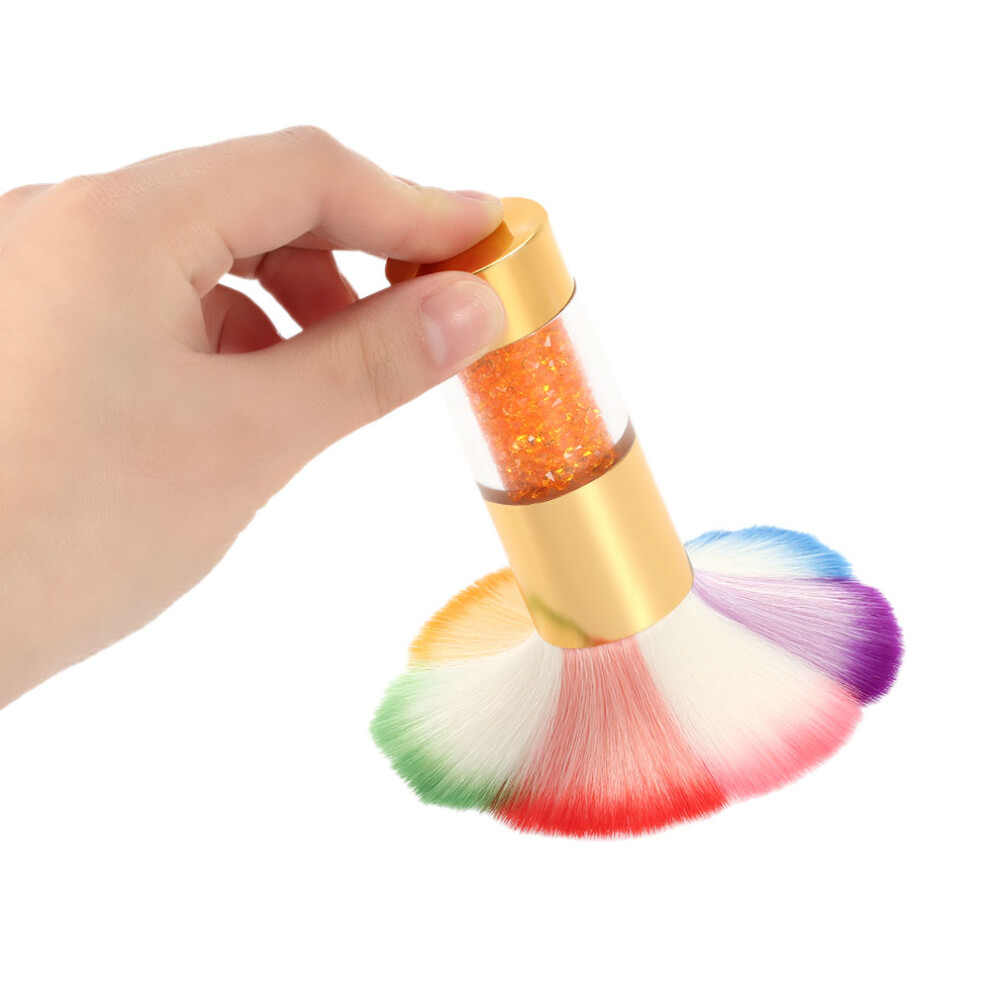 Black Nail Dust Remover Brush For Acrylic & Uv Gel 11.5Cm