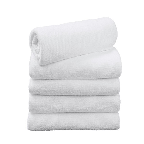 Elegant White Towels for Guests 1