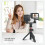 Dual Cold Shoe Mount Bracket 1/4 Arca for   DSLR Camera LED Light Microphone Live Streaming Expansion Bar C 7