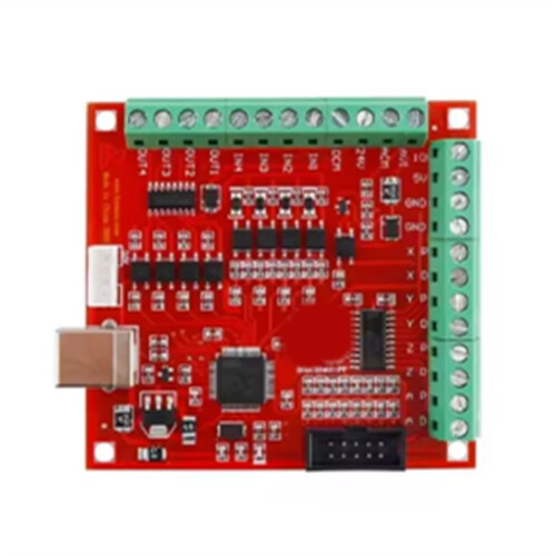 Breakout Board Moudle USB for MACH3 4-AXIS Controller Card Support Stepper and Servo Motor 100Khz with USB Cable and CD 1