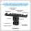 Dual Cold Shoe Mount Bracket 1/4 Arca for   DSLR Camera LED Light Microphone Live Streaming Expansion Bar B 1