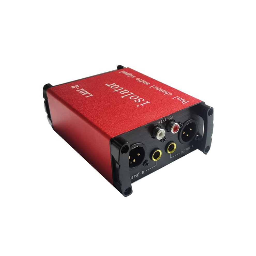 Xlr Audio Isolator 6.35 Audio Common Ground Filter Current Sound Noise Reduction Di Box Port 4711907232772