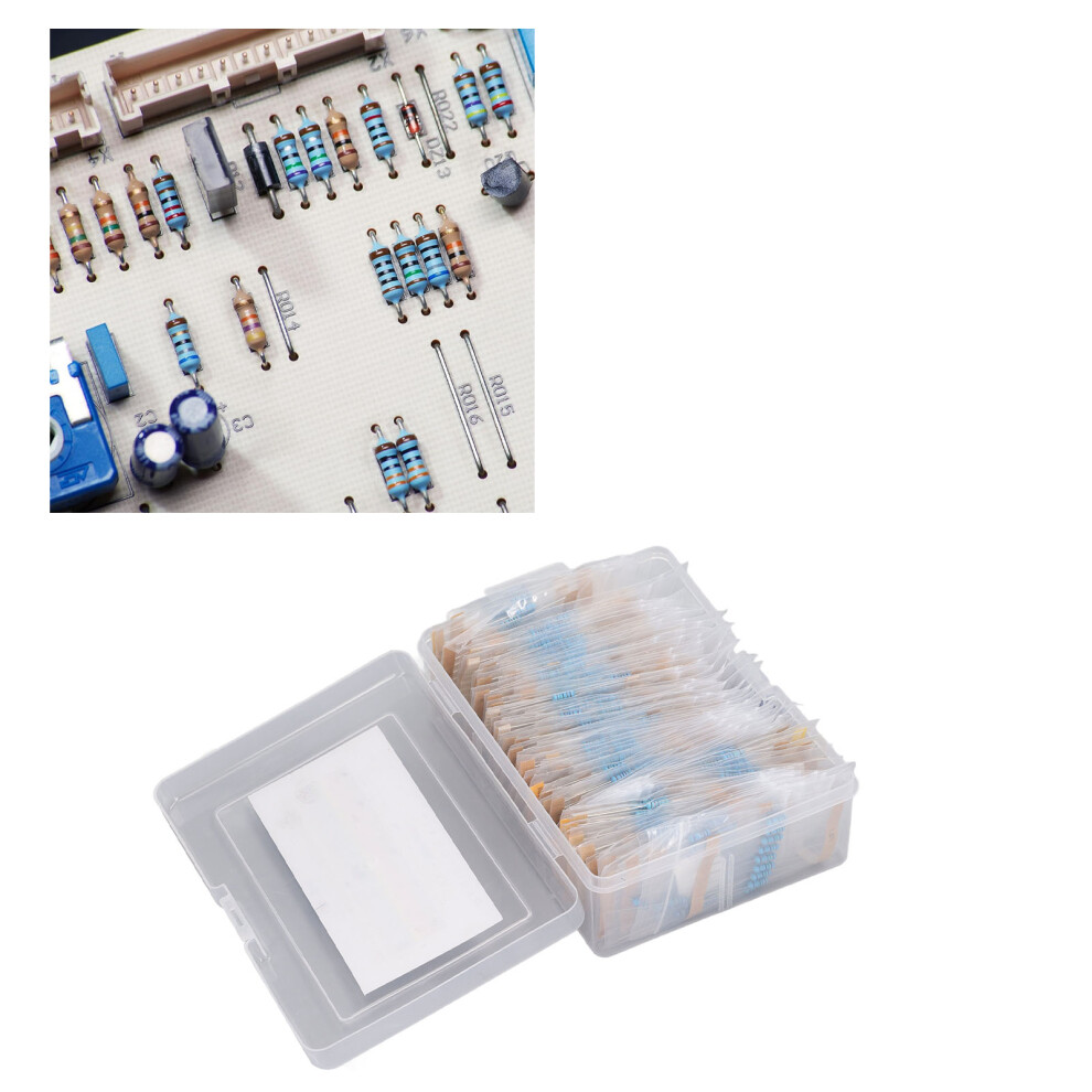 860Pcs Metal Film Resistors 0.5W 0.1Î© To 10Mî©, 1% Tolerance 7901388601489