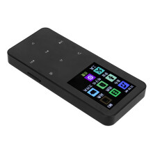 Portabler Bluetooth-MP3-Player 200mAh Lithium-Metall Schwarz 9,5x4,2x1cm