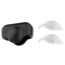 For OSMO 360 Panoramic Camera Lens Protector+Silicone Lens Cover Anti-Collision Anti-Scratch Protective Cover